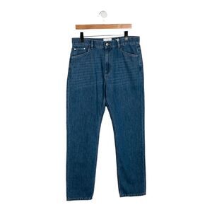 WANDLER Women’s Blue High-Rise Straight Leg Jeans w/ Tags Size: L | US 32